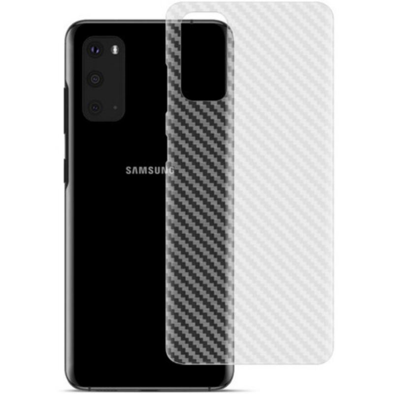 Bagfilm Til Samsung Galaxy S20 Style Carbon Imak