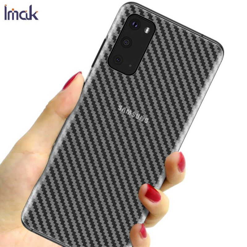 Bagfilm Til Samsung Galaxy S20 Style Carbon Imak