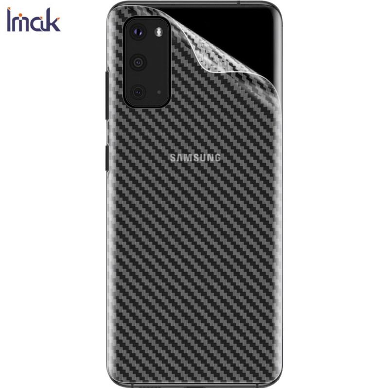 Bagfilm Til Samsung Galaxy S20 Style Carbon Imak