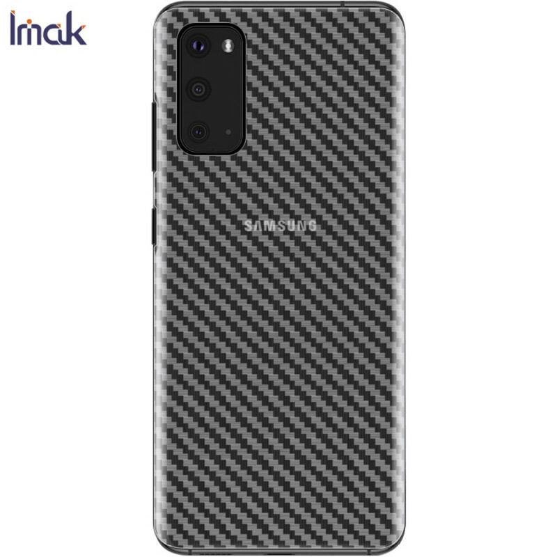 Bagfilm Til Samsung Galaxy S20 Style Carbon Imak