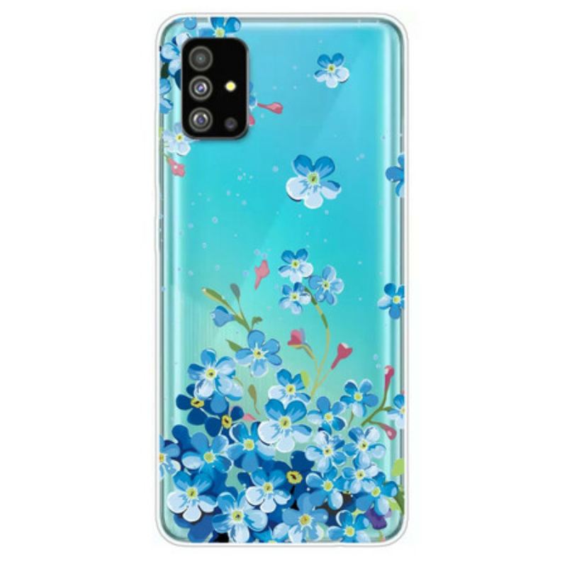 Cover Samsung Galaxy S20 Blå Blomster