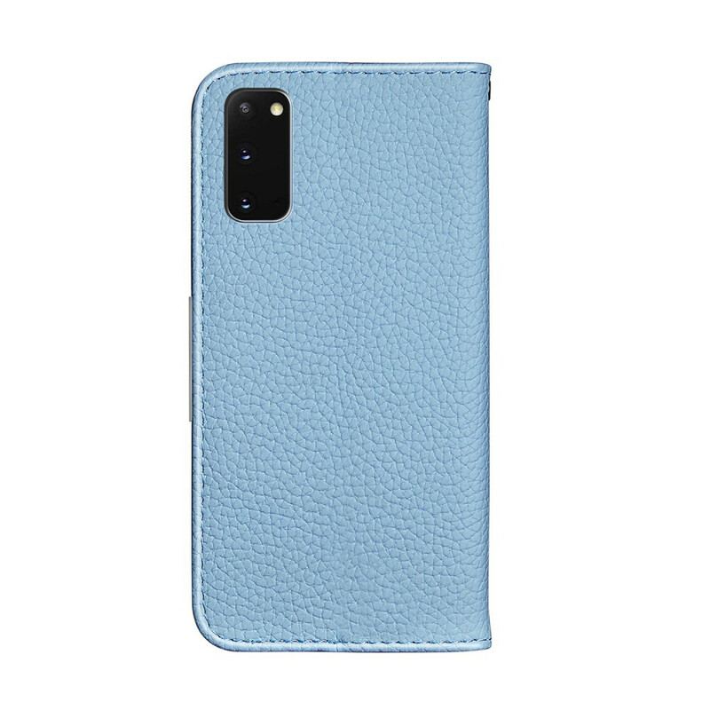 Cover Samsung Galaxy S20 Flip Cover Imiteret Læder Litchi Ultra Chic