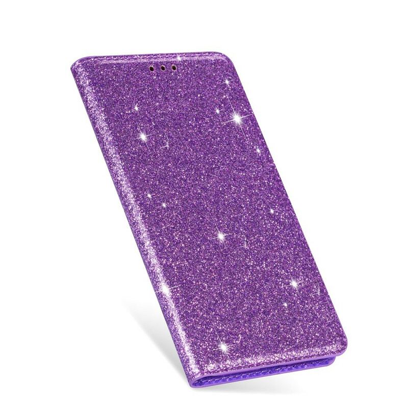 Cover Samsung Galaxy S20 Flip Cover Sequin Stil