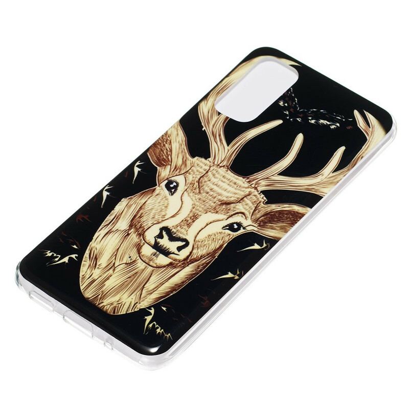 Cover Samsung Galaxy S20 Fluorescerende Majestic Deer