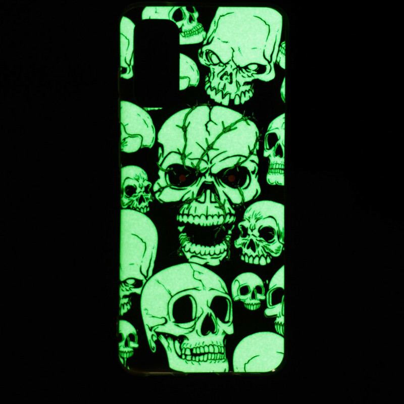 Cover Samsung Galaxy S20 Forsigtig Fluorescerende Kranier