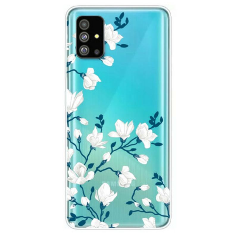 Cover Samsung Galaxy S20 Hvide Blomster