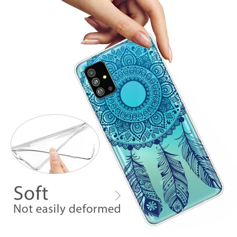 Cover Samsung Galaxy S20 Mandala Med Enkelt Blomst