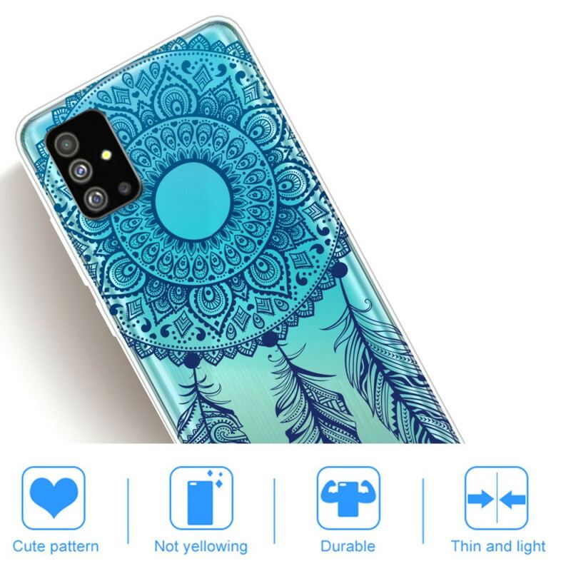 Cover Samsung Galaxy S20 Mandala Med Enkelt Blomst