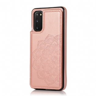 Cover Samsung Galaxy S20 Mandala Print Kortholder