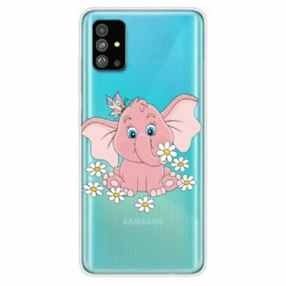 Cover Samsung Galaxy S20 Sømløs Lyserød Elefant