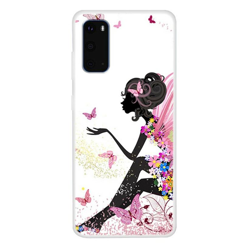 Cover Samsung Galaxy S20 Sommerfugledame