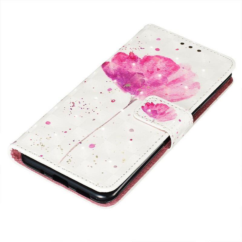 Flip Cover Samsung Galaxy S20 Akvarel Valmue