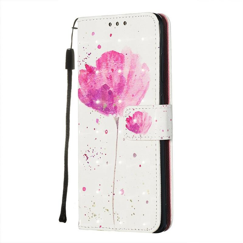 Flip Cover Samsung Galaxy S20 Akvarel Valmue