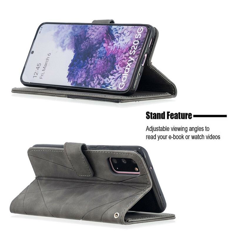 Flip Cover Samsung Galaxy S20 Binfen Farvetrekanter