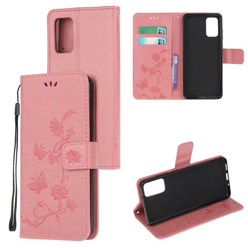 Flip Cover Samsung Galaxy S20 Fortryllede Sommerfugle