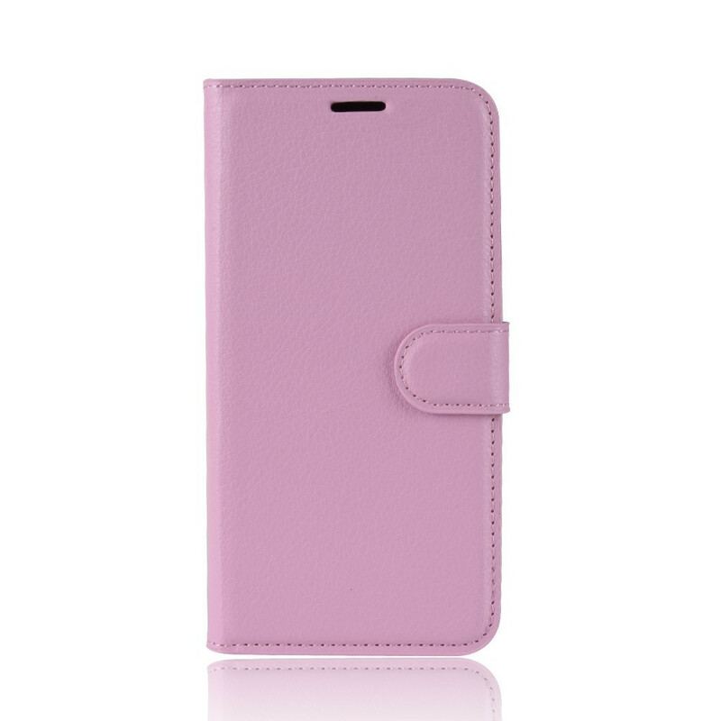 Flip Cover Samsung Galaxy S20 Klassisk Litchi Imiteret Læder