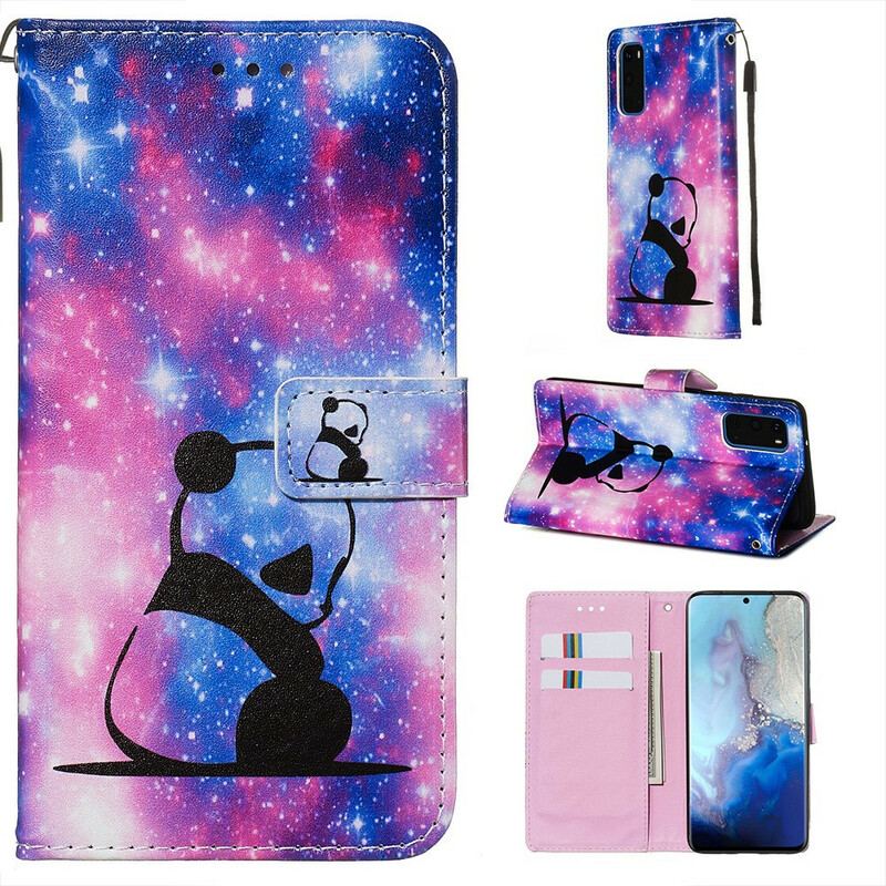 Flip Cover Samsung Galaxy S20 Panda Galaxy