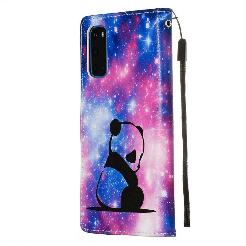 Flip Cover Samsung Galaxy S20 Panda Galaxy