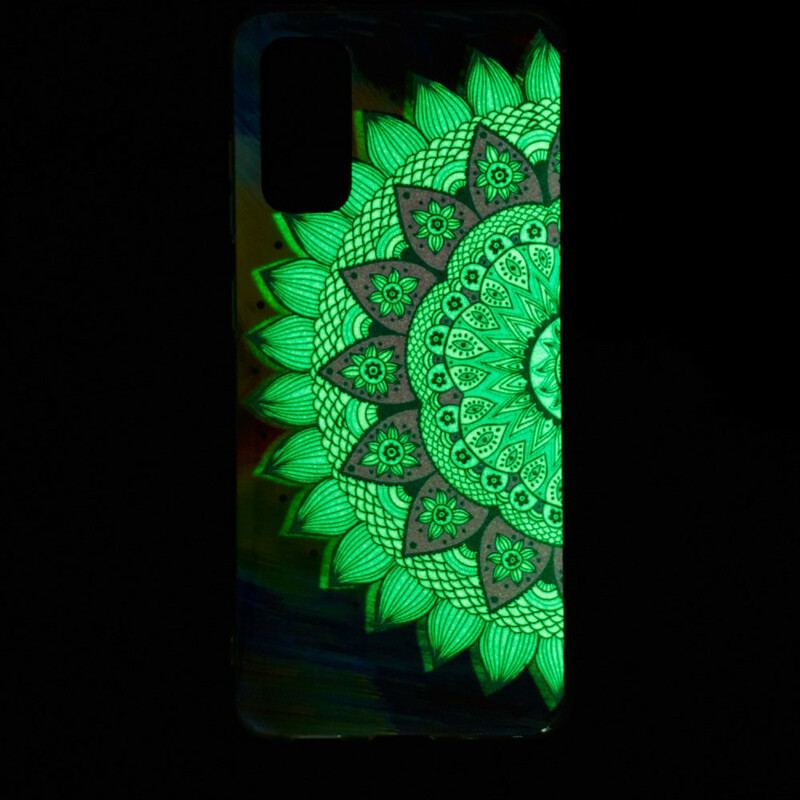 Mobilcover Samsung Galaxy S20 Fluorescerende Farverig Mandala