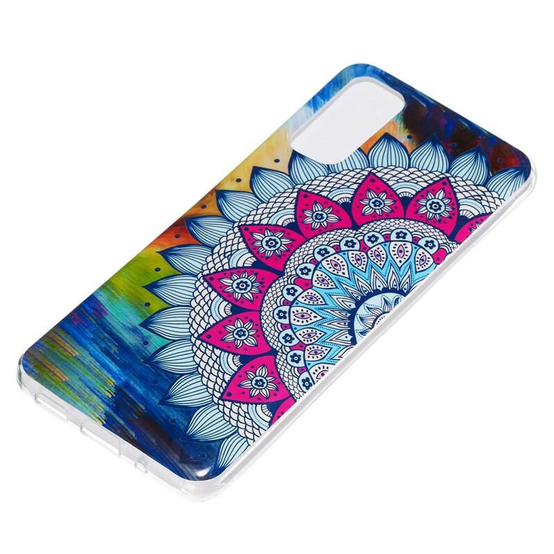 Mobilcover Samsung Galaxy S20 Fluorescerende Farverig Mandala