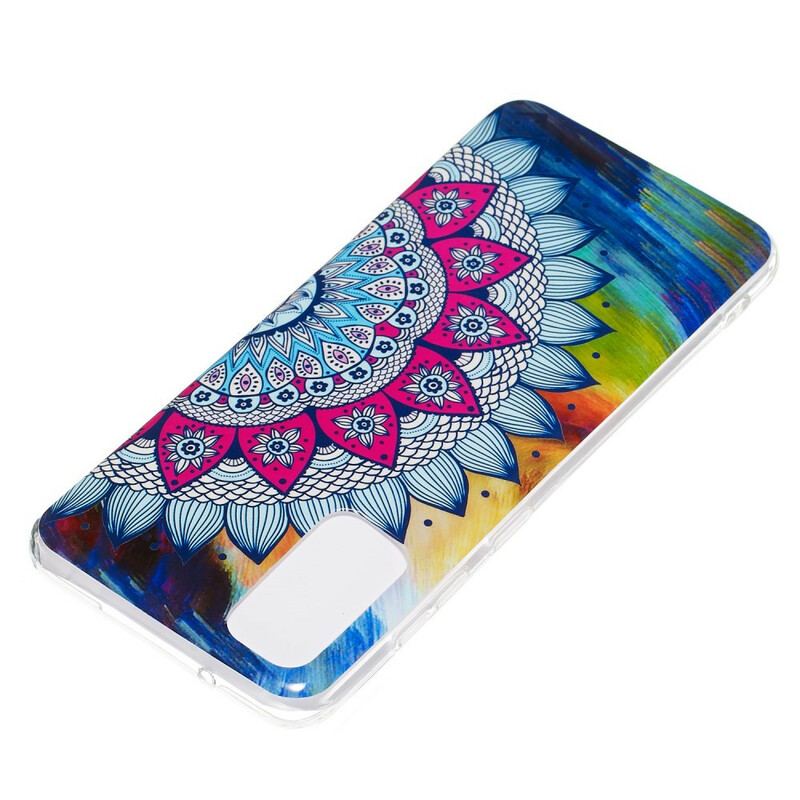 Mobilcover Samsung Galaxy S20 Fluorescerende Farverig Mandala