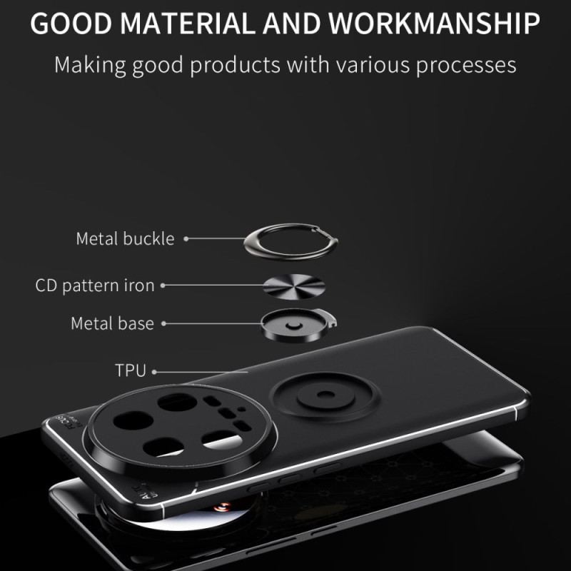 Cover Til Xiaomi 14 Ultra Roterende Støttering