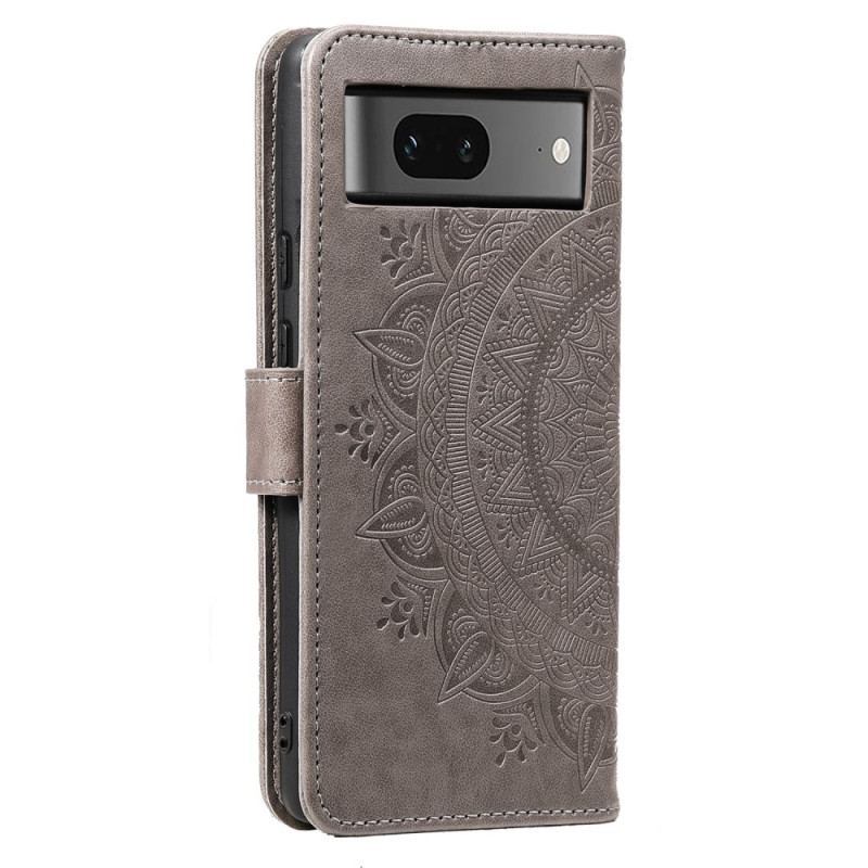 Flip Cover Google Pixel 8 Mandala Med Rem