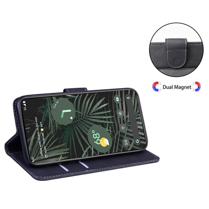 Flip Cover Google Pixel 8 Pragtfuld Sommerfugl Med Rem