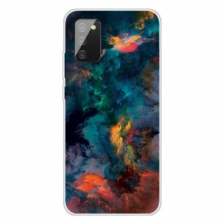 Cover Samsung Galaxy A02s Farverige Skyer