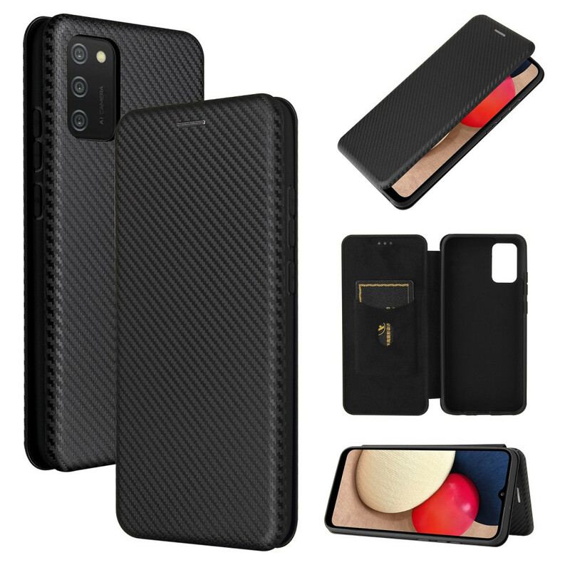 Cover Samsung Galaxy A02s Flip Cover Kulfiber