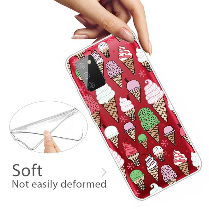 Cover Samsung Galaxy A02s Flødeis