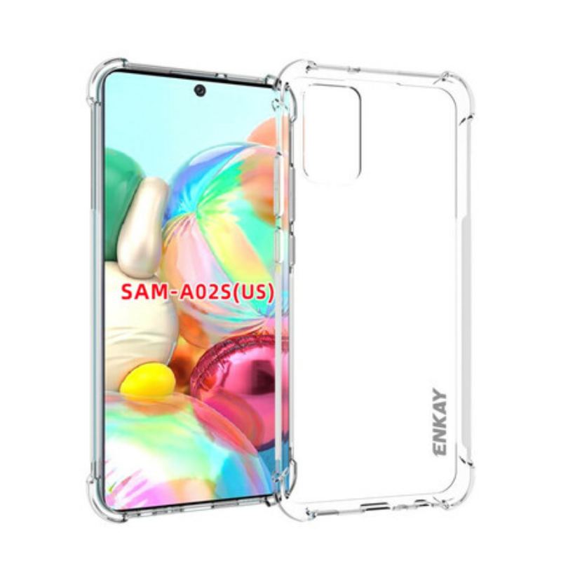 Cover Samsung Galaxy A02s Gennemsigtig Enkay