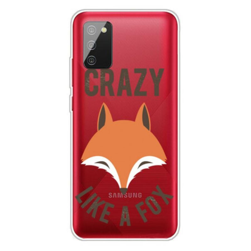 Cover Samsung Galaxy A02s Ræv / Crazy Like A Fox