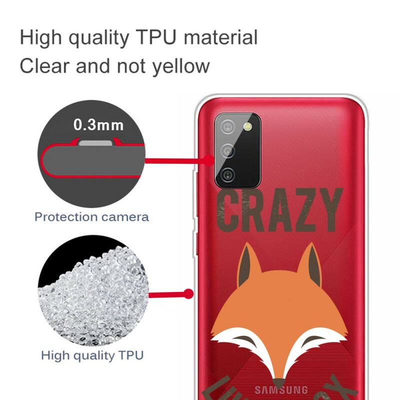 Cover Samsung Galaxy A02s Ræv / Crazy Like A Fox