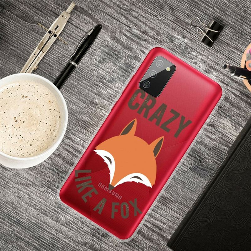 Cover Samsung Galaxy A02s Ræv / Crazy Like A Fox