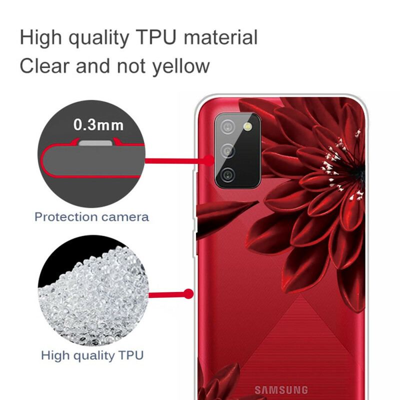 Cover Samsung Galaxy A02s Vilde Blomster