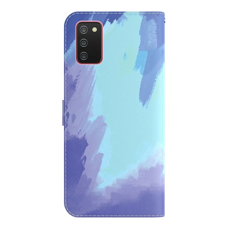 Flip Cover Samsung Galaxy A02s Abstrakt Farverig