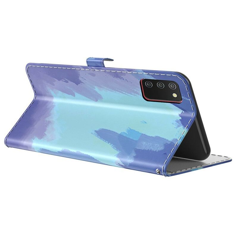 Flip Cover Samsung Galaxy A02s Abstrakt Farverig