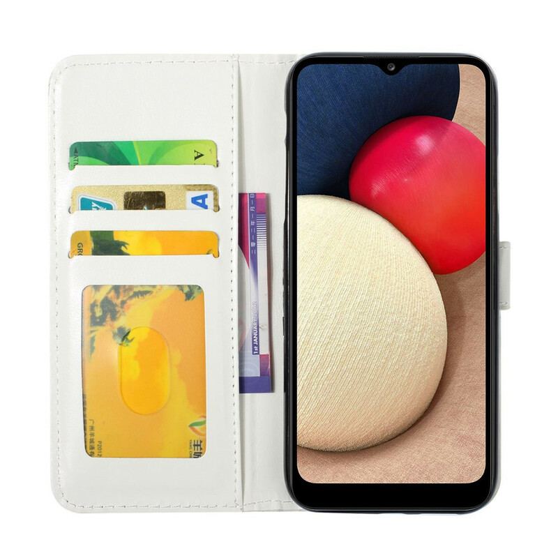 Flip Cover Samsung Galaxy A02s Fjer Før Du Flyver