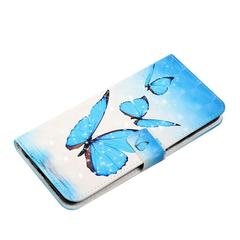 Flip Cover Samsung Galaxy A02s Flugt Af Sommerfugle