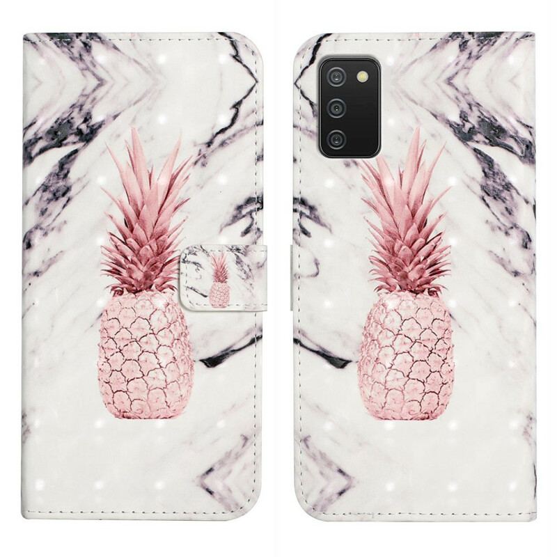 Flip Cover Samsung Galaxy A02s Let Plet Ananas