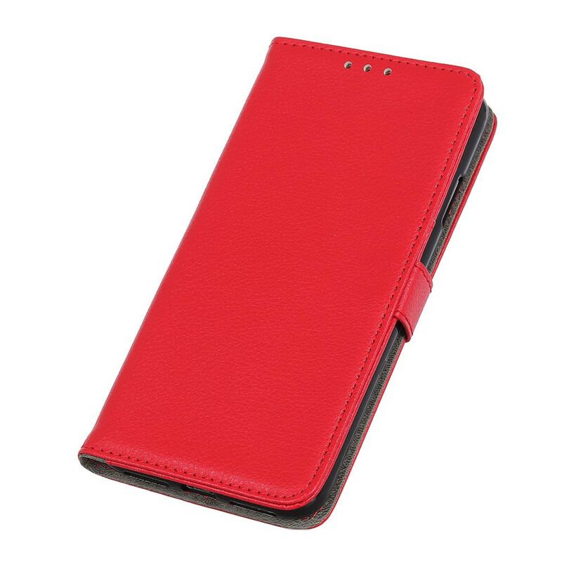 Flip Cover Samsung Galaxy A02s Traditionelt Litchi