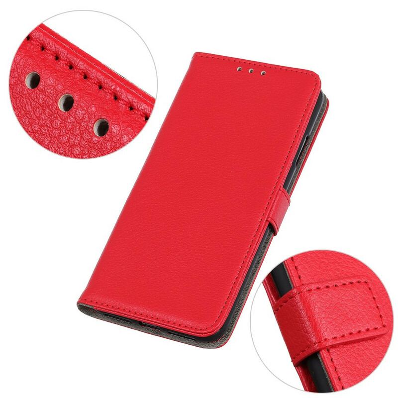 Flip Cover Samsung Galaxy A02s Traditionelt Litchi