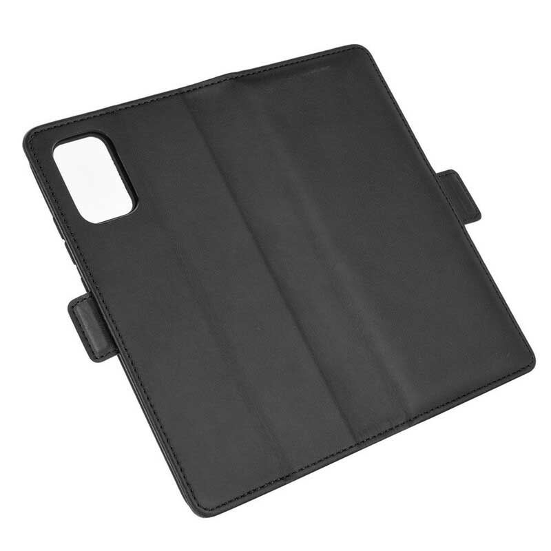 Læder Cover Samsung Galaxy A02s Flip Cover Dobbelt Klap