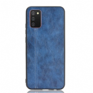 Mobilcover Samsung Galaxy A02s Couture Lædereffekt