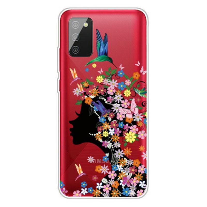 Mobilcover Samsung Galaxy A02s Smukt Blomsterhoved