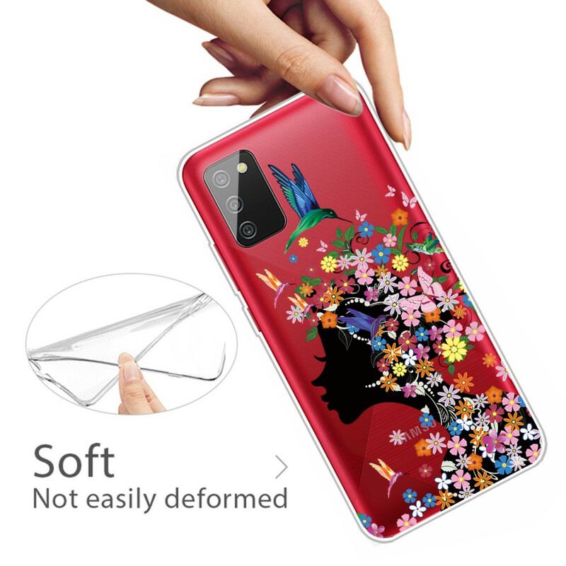 Mobilcover Samsung Galaxy A02s Smukt Blomsterhoved