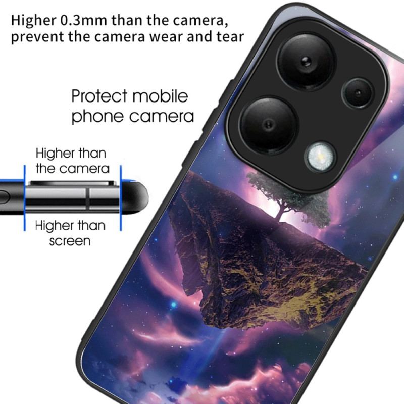 Cover Til Xiaomi Redmi Note 13 Pro 4g Aurora Night Hærdet Glas