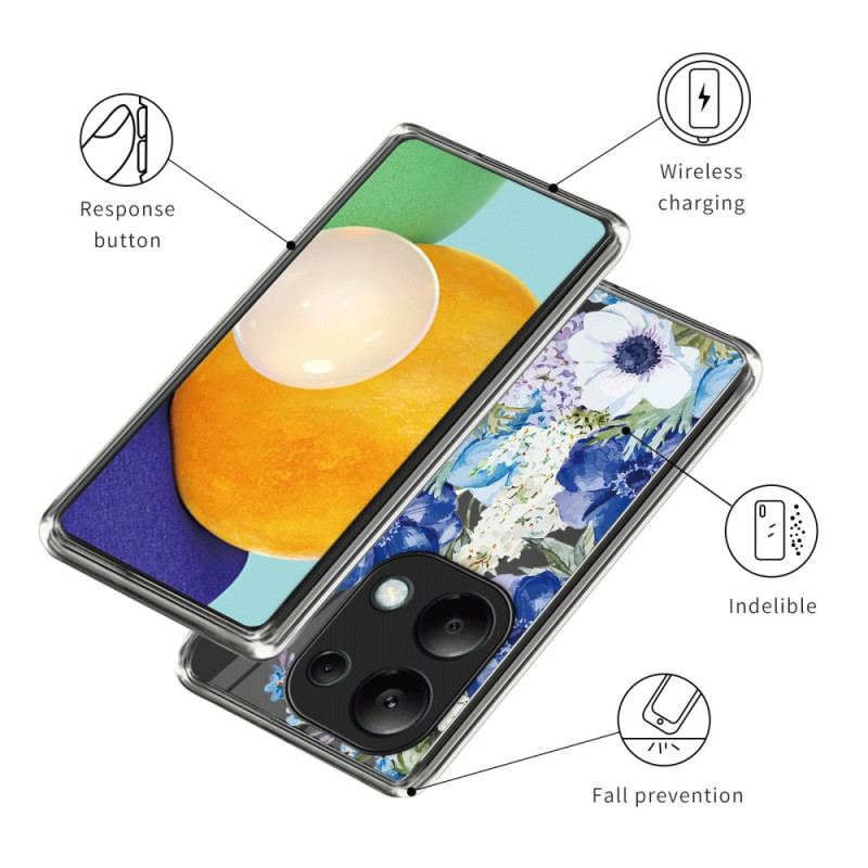 Cover Til Xiaomi Redmi Note 13 Pro 4g Blomstermønster