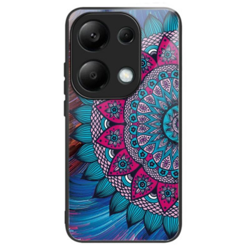 Cover Til Xiaomi Redmi Note 13 Pro 4g Mandala Hærdet Glas